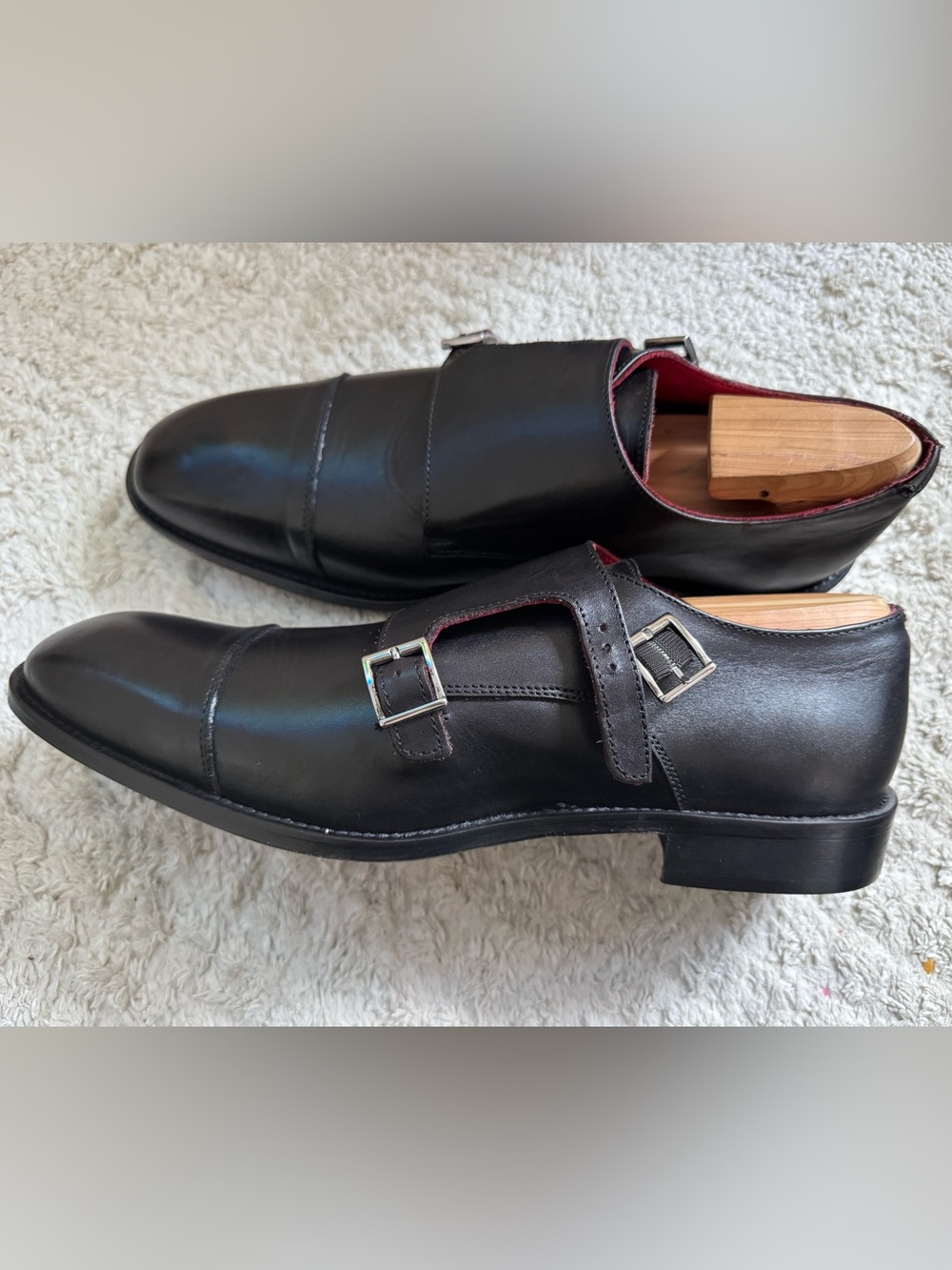 Bruno Magli Double Buckle Monk shoes Size 46